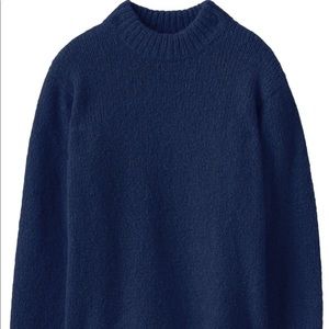 Tibi navy Cozette Alpaca Easy Pullover